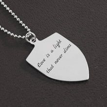 Load image into Gallery viewer, Personalized Stainless Steel Photo Necklace Anniversary Gifts for Dad