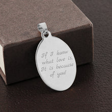Load image into Gallery viewer, Personalized Stainless Steel Photo Necklace Gifts for Mom