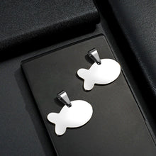 Load image into Gallery viewer, Custom Pet Necklace Stainless Steel Pet Photo Jewelry for Pet Memorial Cat Gift