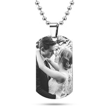Load image into Gallery viewer, Personalized Stainless Steel Photo Necklace Anniversary Gifts