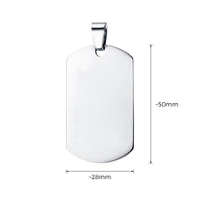 Load image into Gallery viewer, Personalized Stainless Steel Photo Necklace Anniversary Gifts