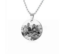 Load image into Gallery viewer, Personalized Stainless Steel Photo Necklace Gifts for Family